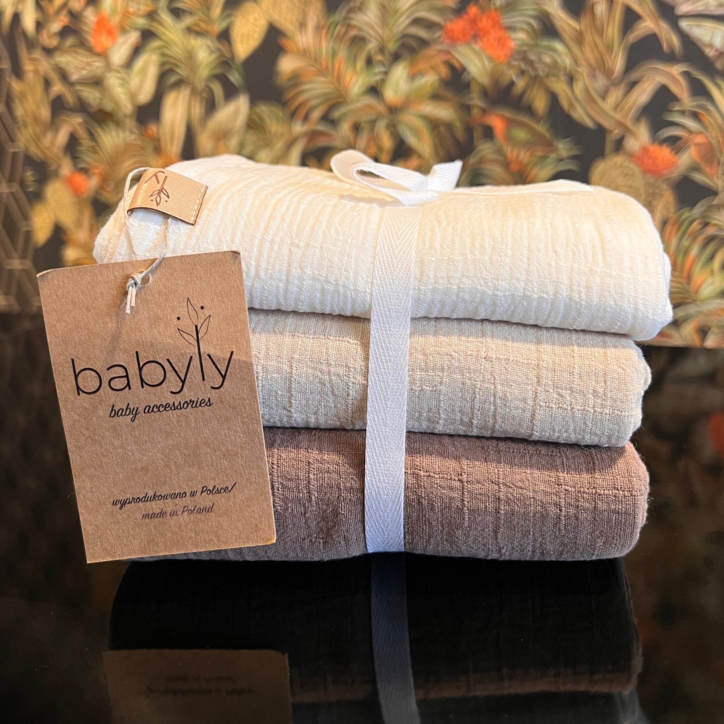 Babyly Set mousseline Spuugdoekjes - 65 × 65 cm - Benni & Ninni