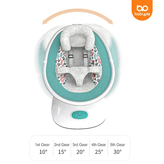 Elektrische Wipstoel Babyschommel - Babyswing Electric Babyrocker - Benni & Ninni