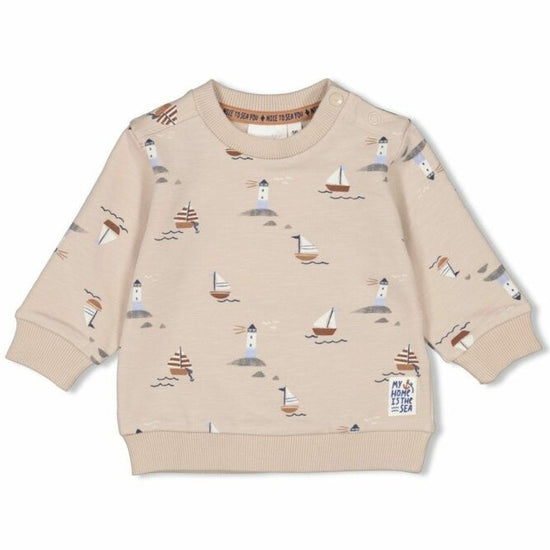 Feetje Sweater AOP - Let's Sail - Benni & Ninni