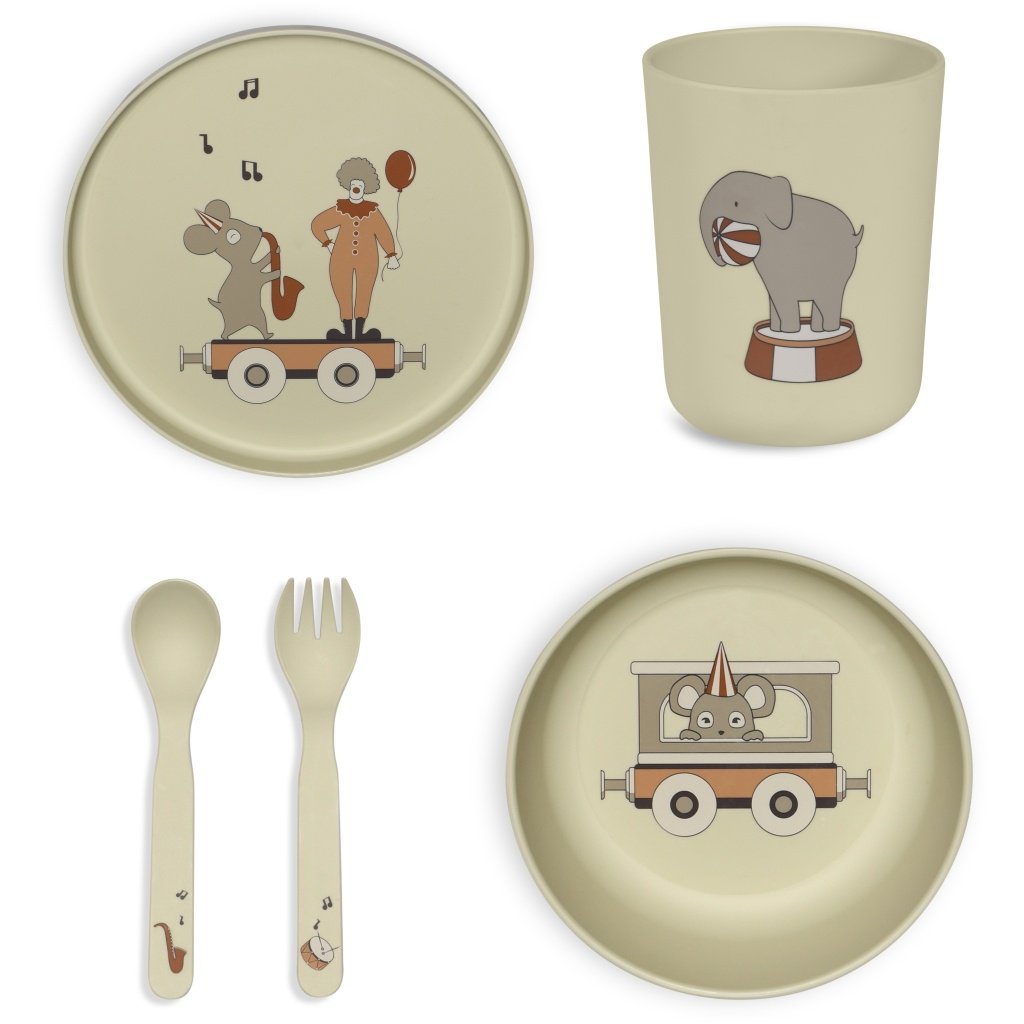 Nuuroo | Marius Bioplastic (PLA) Dinerset - 5-pack