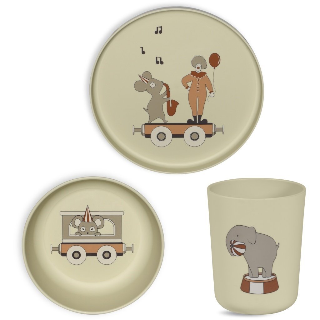 Nuuroo | Milas Bioplastic (PLA) Dinerset - 3-pack