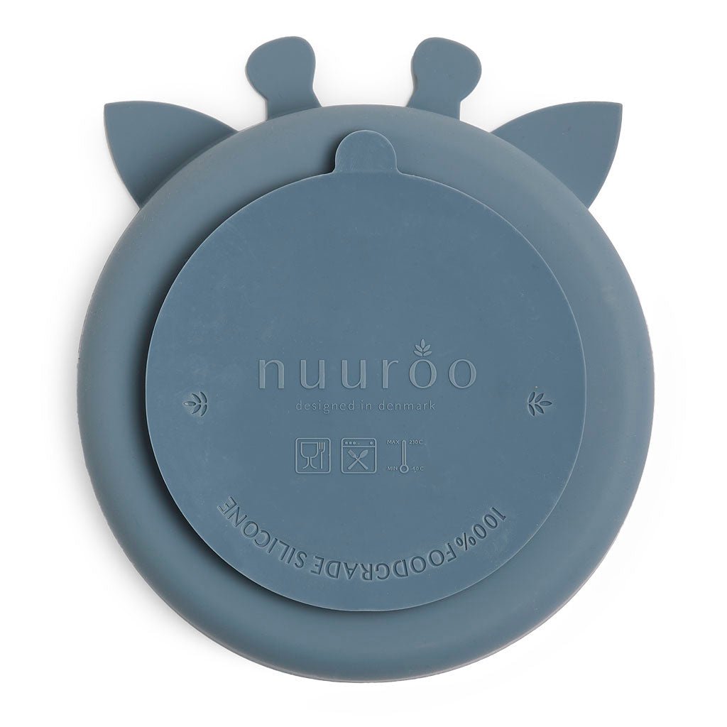 Nuuroo | Orla siliconen verdeelbord Giraffe | Meerdere kleuren