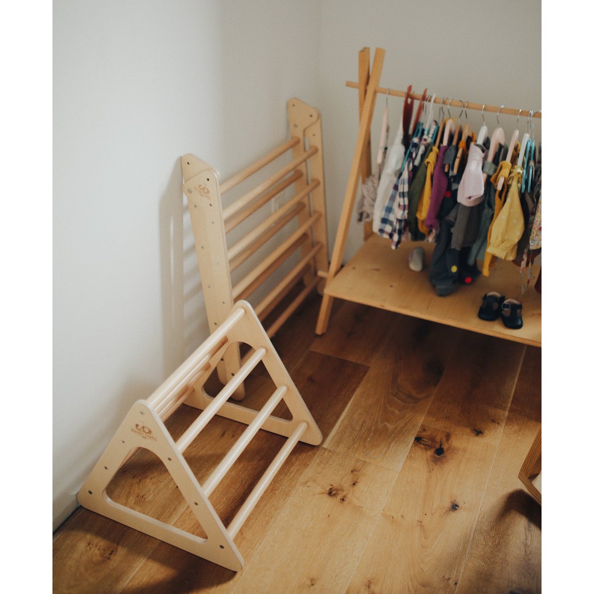 Kinderfeets | Houten Pikler Driehoek / Triangle Klimrek / Klimdriehoek - Small