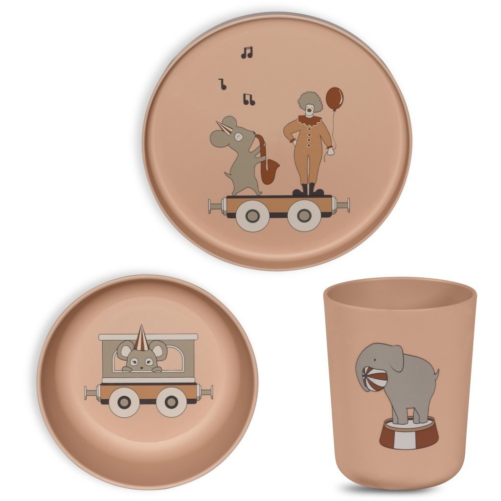 Nuuroo | Milas Bioplastic (PLA) Dinerset - 3-pack