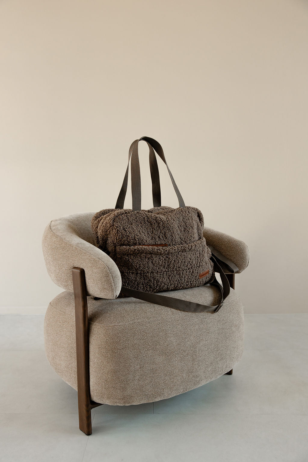 Combideal | Teddy Babynest & Luiertas - Bruin