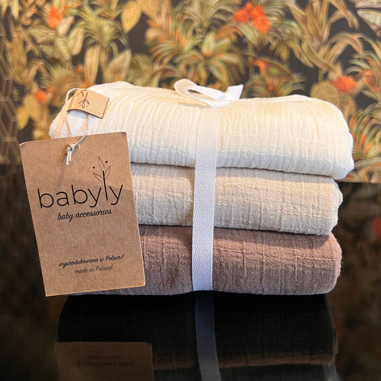 Babyly Set mousseline Spuugdoekjes - 65 × 65 cm - Benni & Ninni