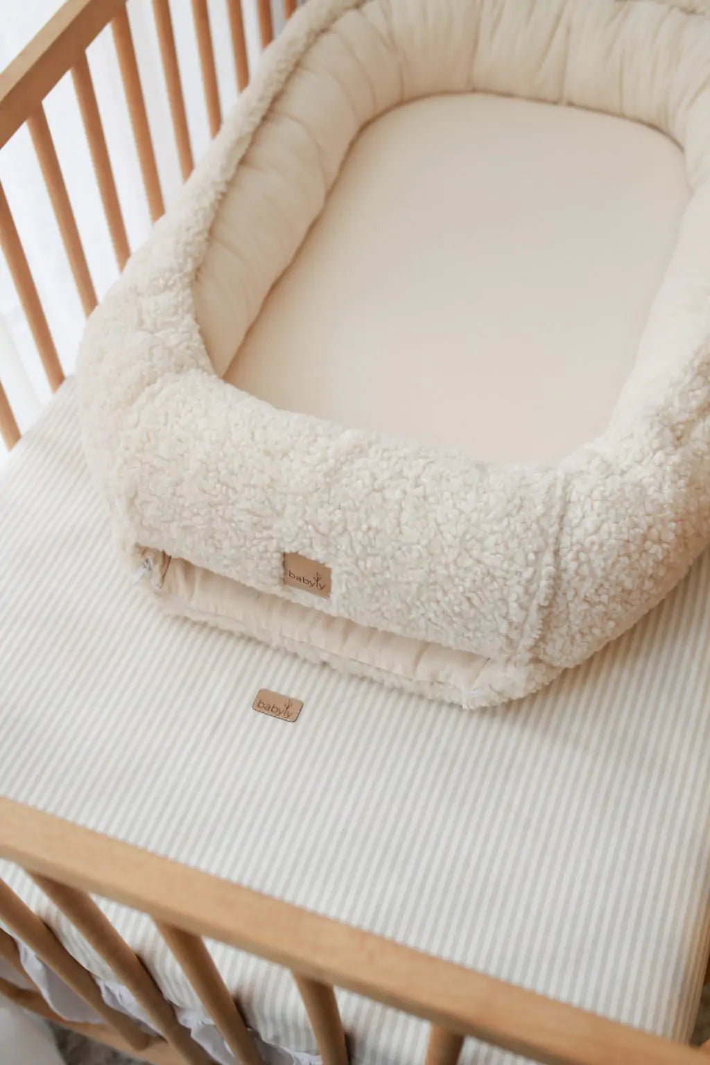 Babyly | Babynest Teddy Cream- Summer Edition