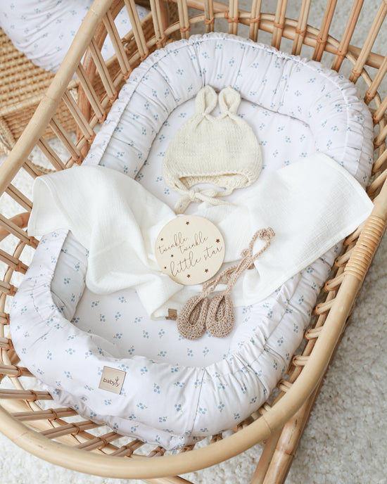 Babyly | Katoenen Babynest | Forget-Me-Not