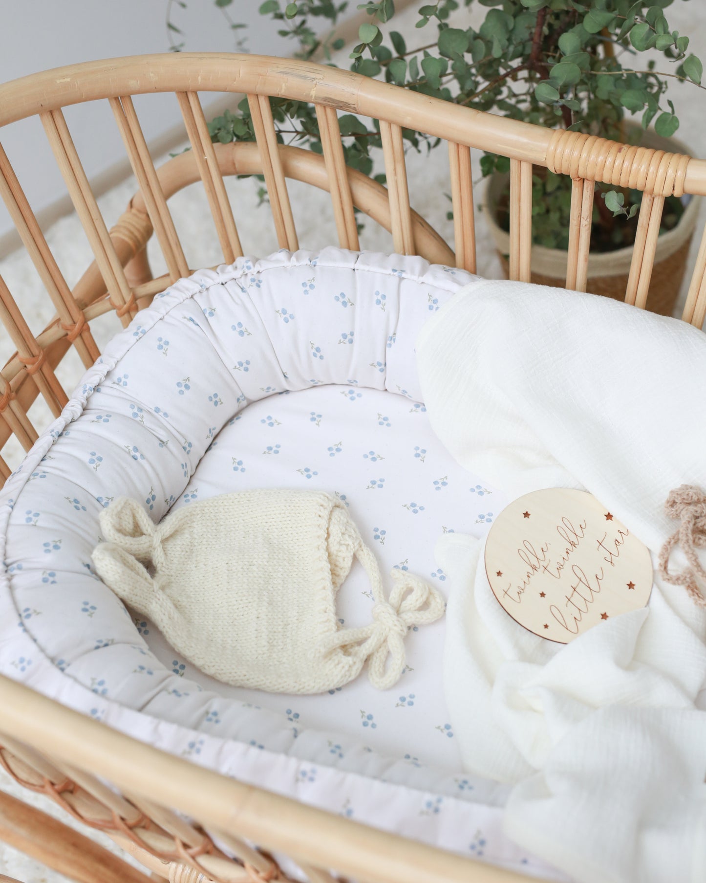 Babyly | Katoenen Babynest | Forget-Me-Not