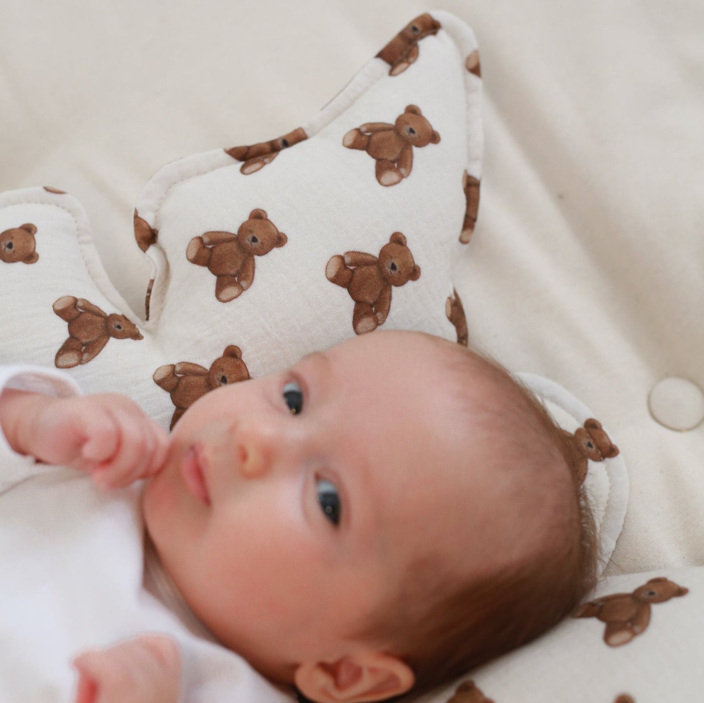 Babyly | Anti-Schok Hoofdkussen | Teddy Bears - Benni & Ninni