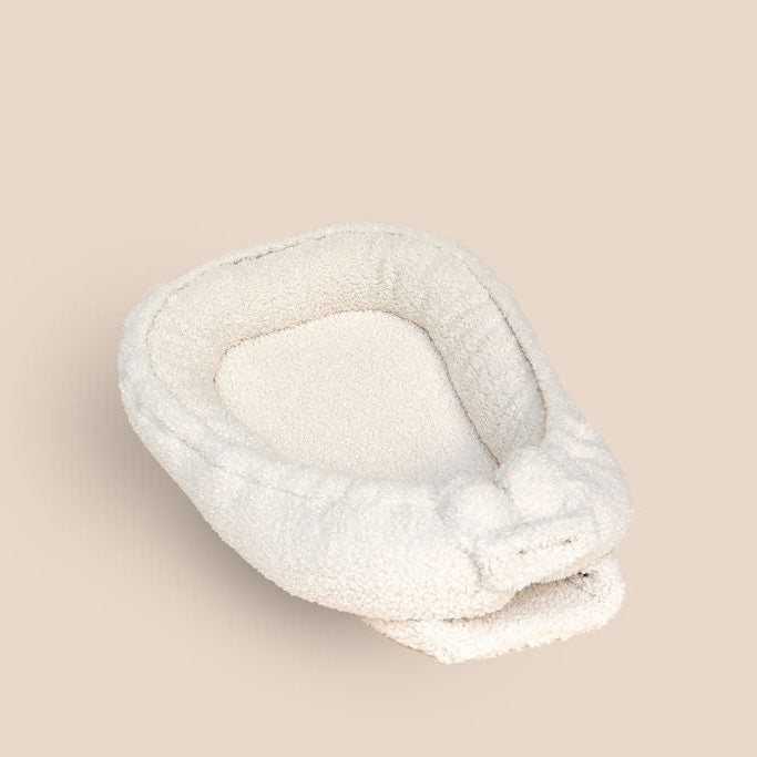 Benni & Ninni Teddy Babynest Cream Productfoto