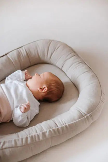 Babyly | Linnen Babynest | Beige