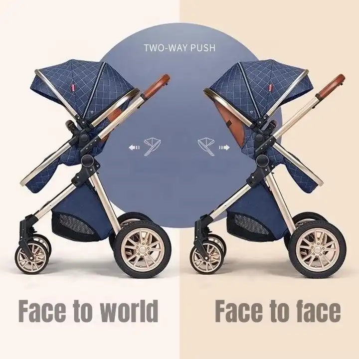 Compacte Lichtgewicht Kinderwagen Set - Reiswieg & Autostoel