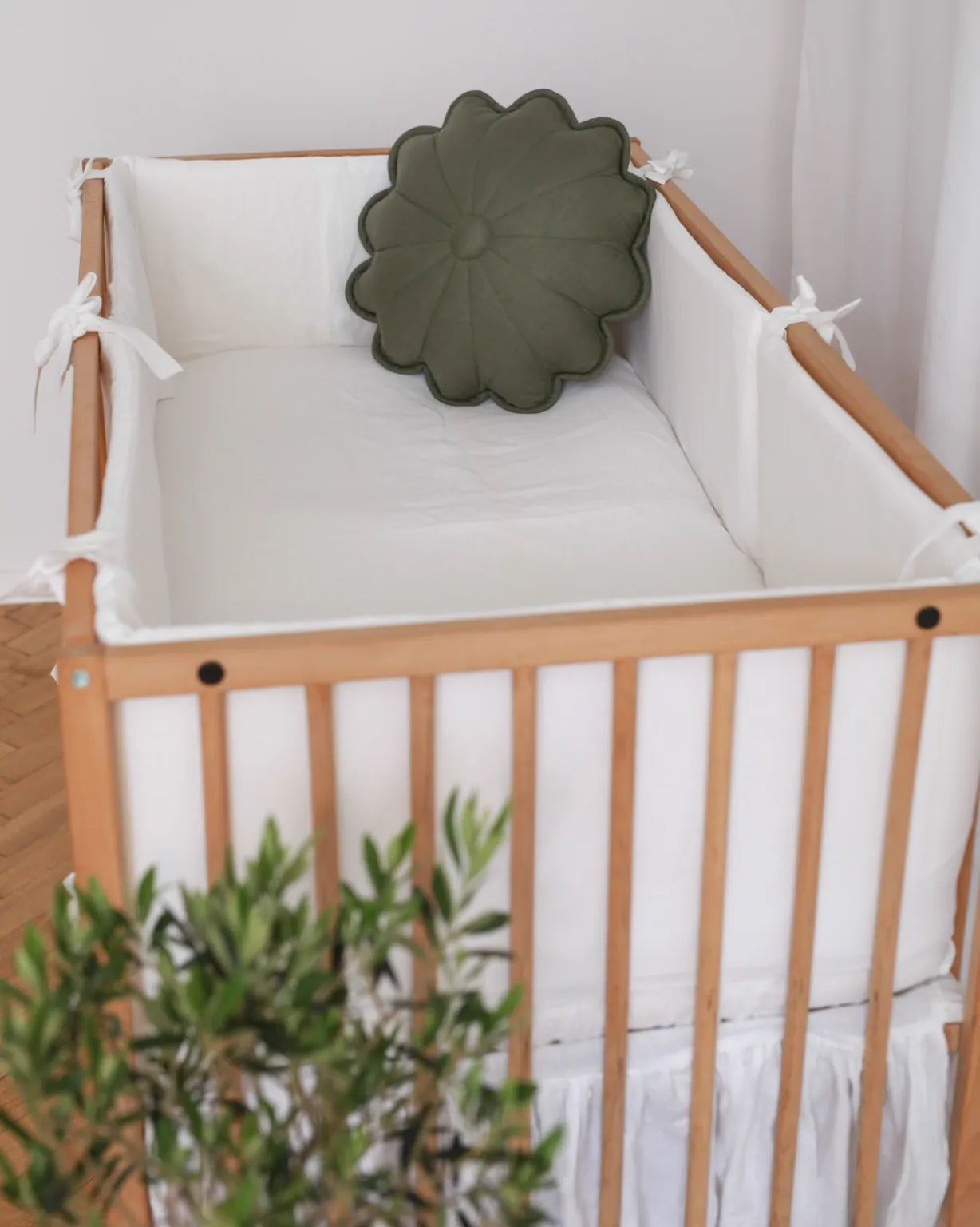 Babyly | Ledikantbumper / Bedbumper Linnen