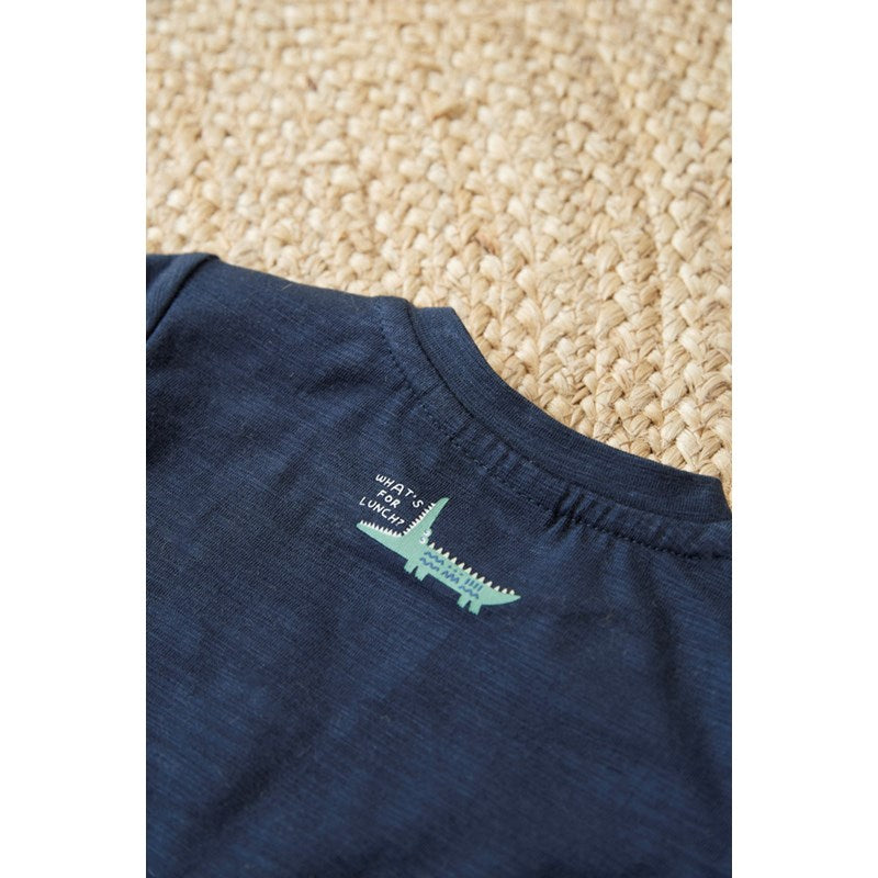Feetje | T-shirt - Later Gator Blauw - Benni & Ninni