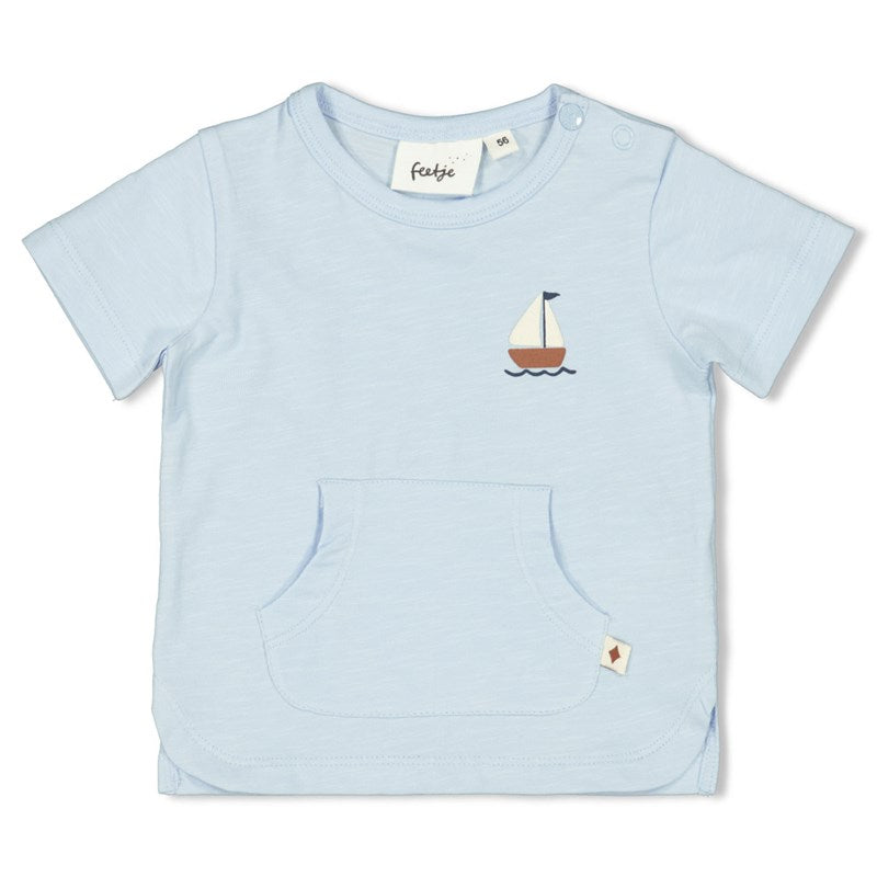 Feetje | T-shirt - Let's Sail - Blauw