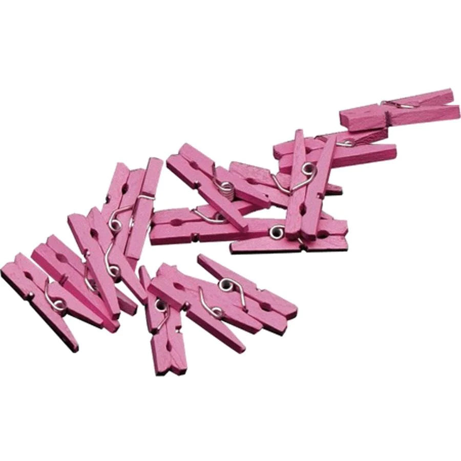 Haza Mini Knijpers Roze - 20 stuks - Benni & Ninni