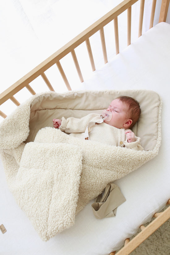 Babyly | Teddy Omslagdoek Cream