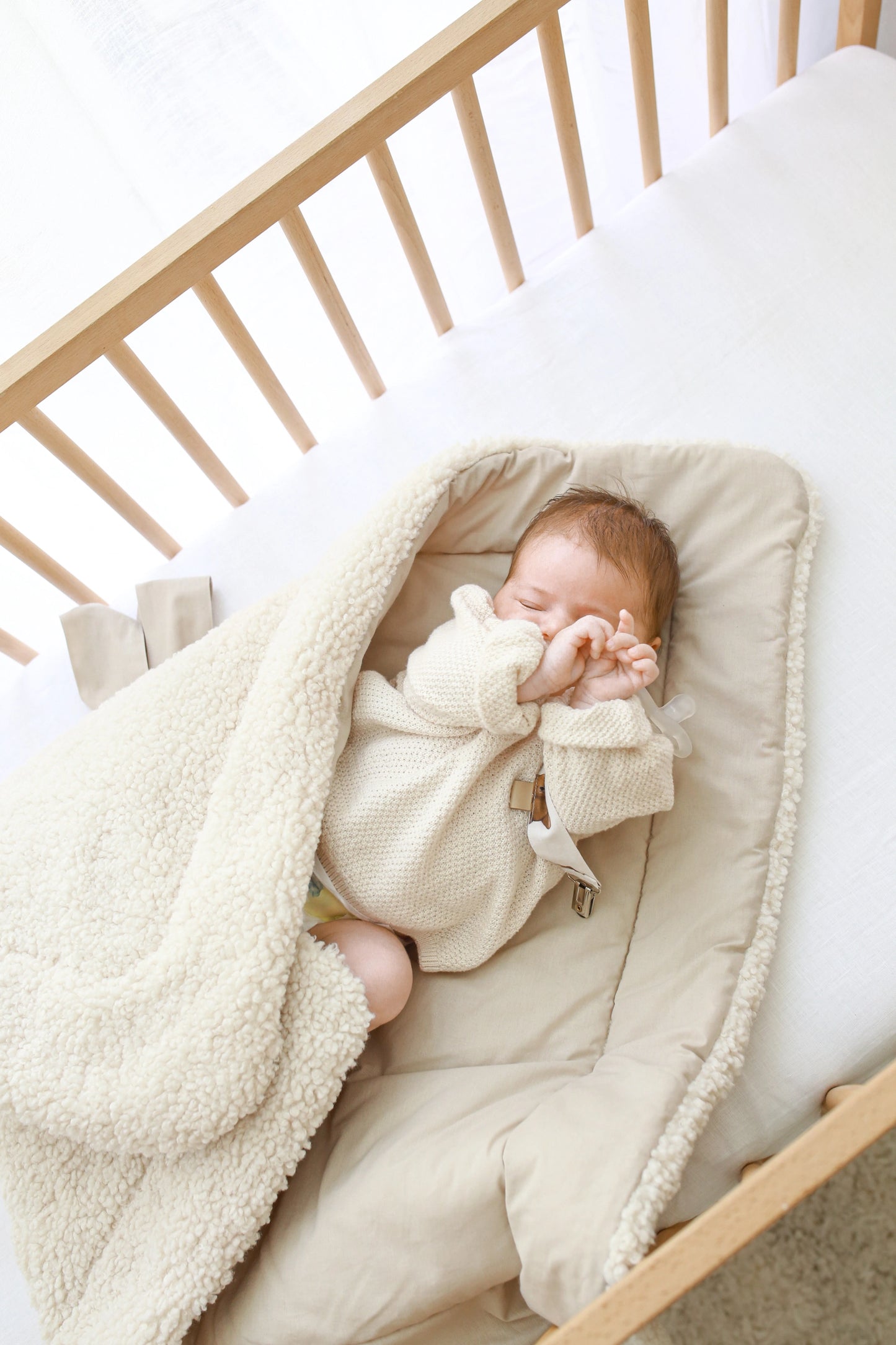 Babyly | Teddy Omslagdoek Cream