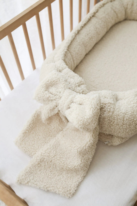 Babyly | Babynest Strik Teddy Cream