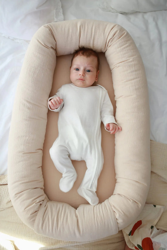 Babyly | 3in1 Babynest & Bumper Linnen | Beige