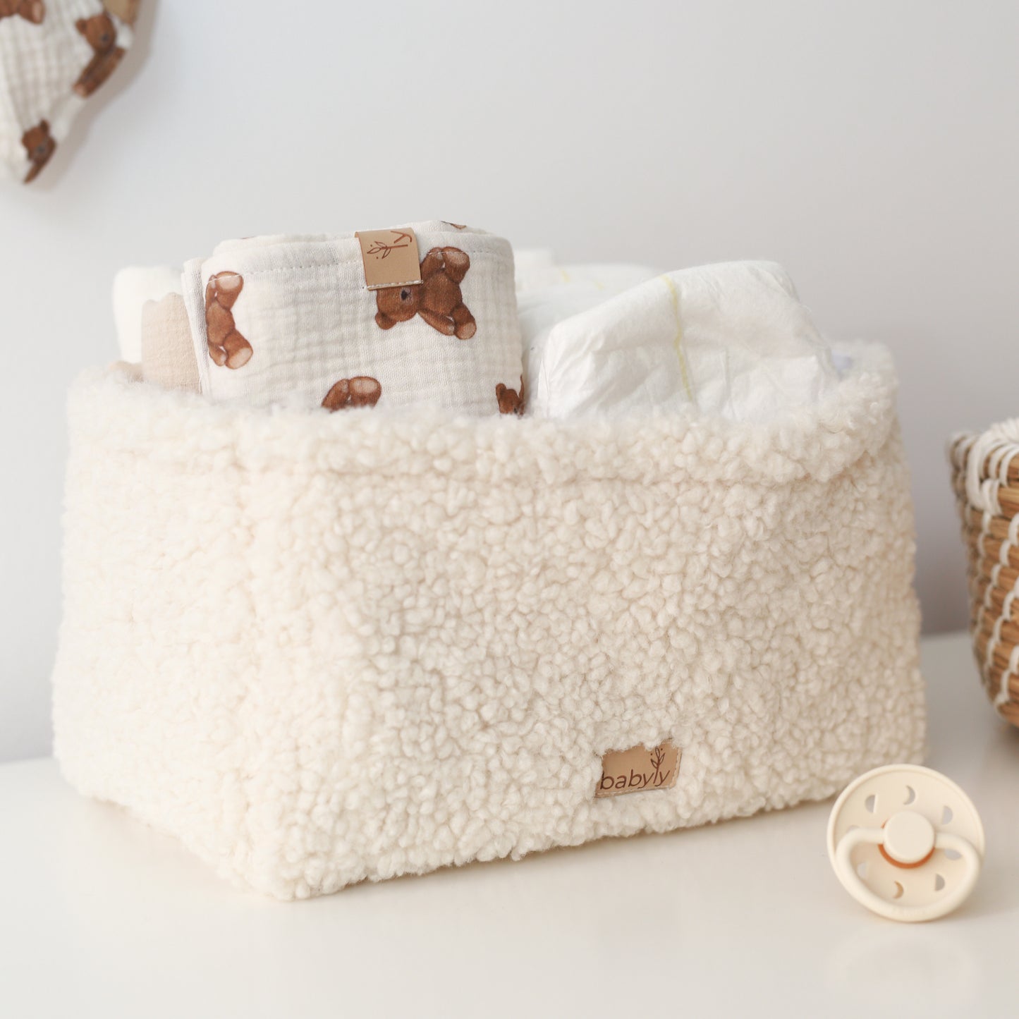 Babyly | Teddy Organizer Set - Cream 3
