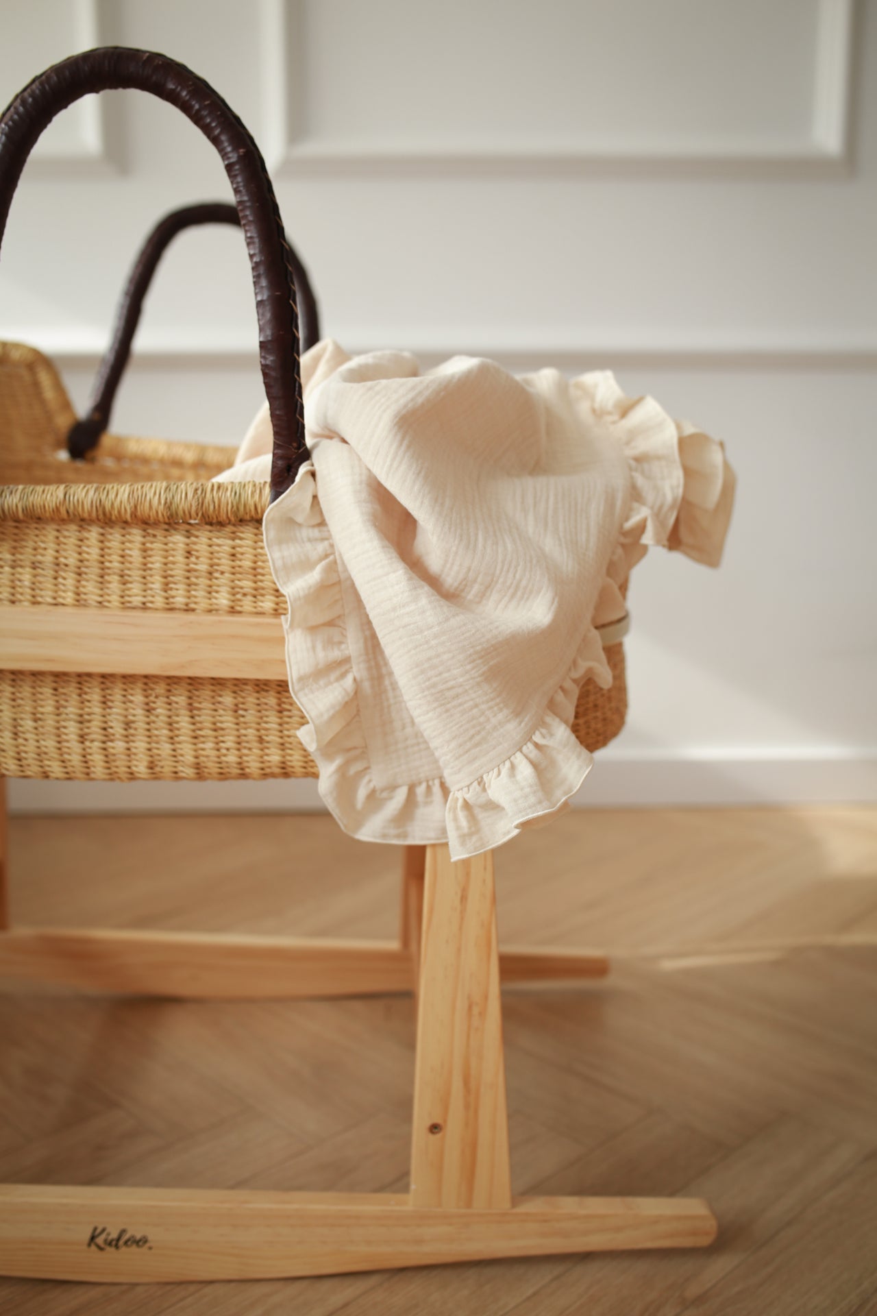 Babyly | Mousseline Deken Met Frill