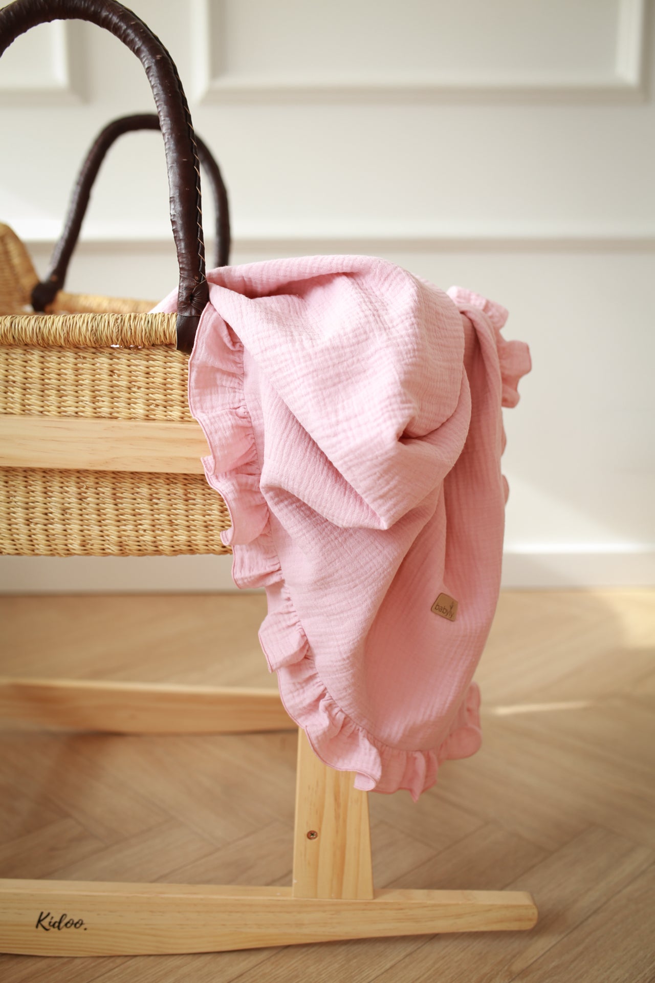 Babyly | Mousseline Deken Met Frill