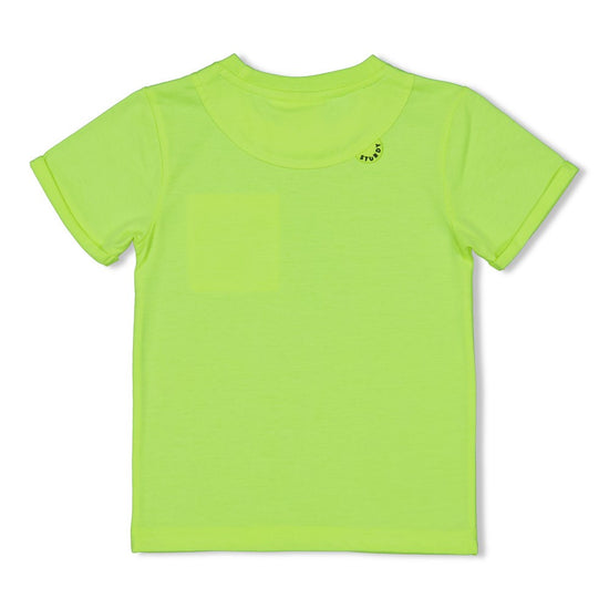 Sturdy T-Shirt Gone Surfing - Lime - Benni & Ninni