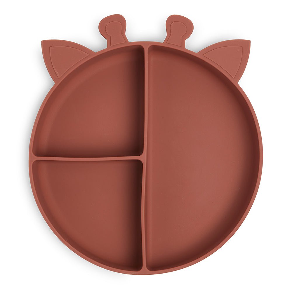 Nuuroo | Orla siliconen verdeelbord Giraffe | Meerdere kleuren