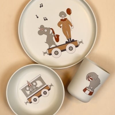 Nuuroo | Milas Bioplastic (PLA) Dinerset - 3-pack