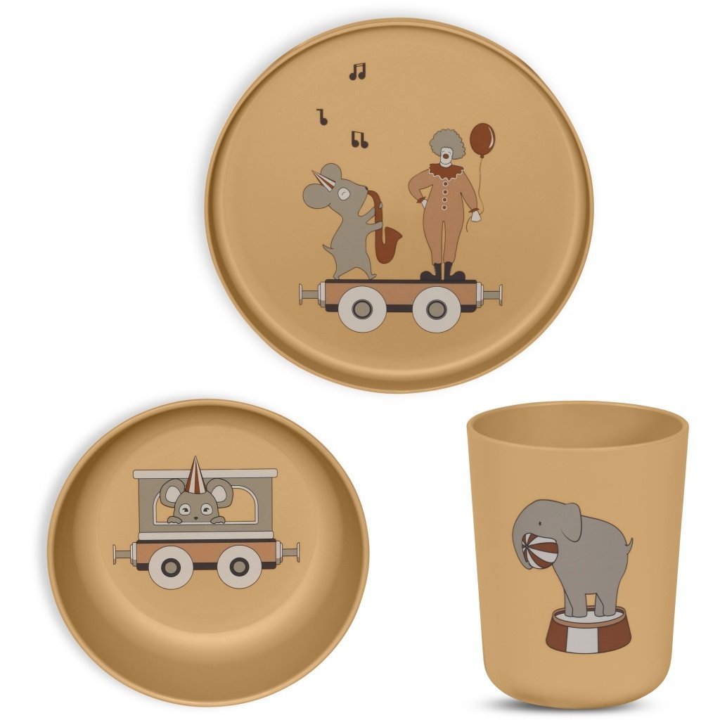 Nuuroo | Milas Bioplastic (PLA) Dinerset - 3-pack