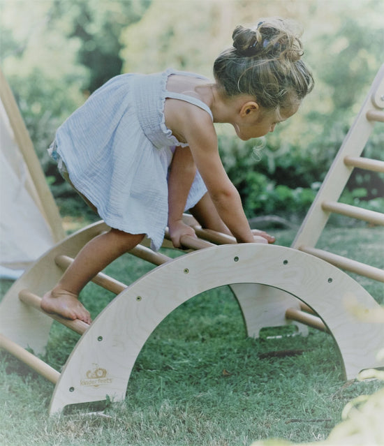 Kinderfeets Houten Pikler - Schommel- en Klimboog