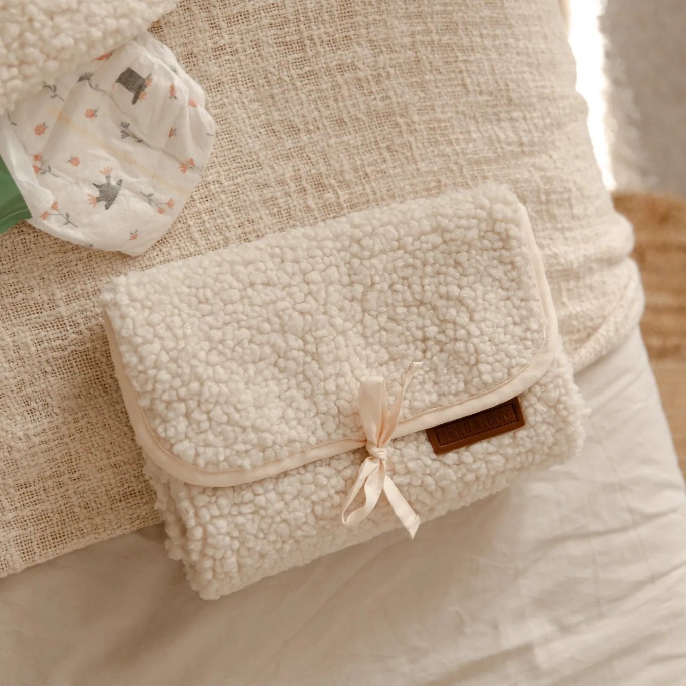 Teddy verschoonmat cream van Benni & Ninni