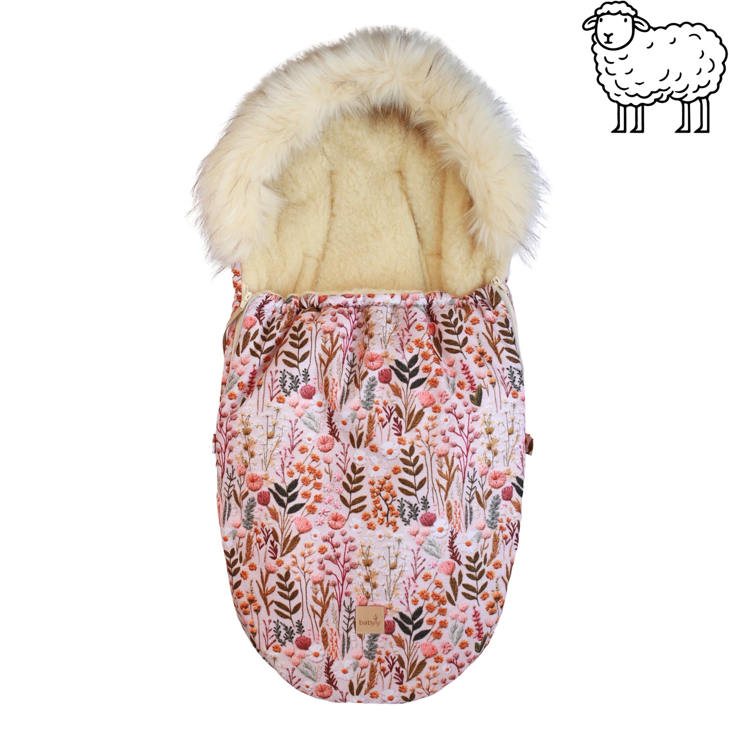 Babyly | Wollen Voetenzak & Handwarmer - Bundel