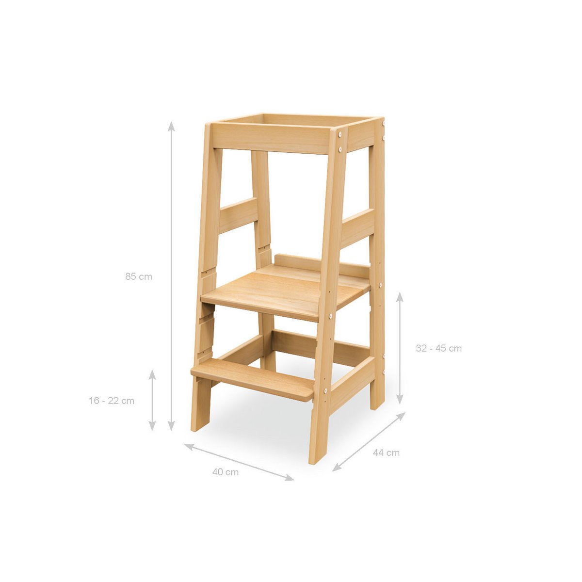 Pinolino | Learning Tower 'Fino' Naturel - Benni & Ninni