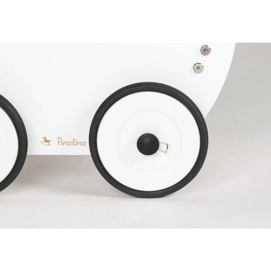 Pinolino | Poppenwagen Trixi Wit - Benni & Ninni