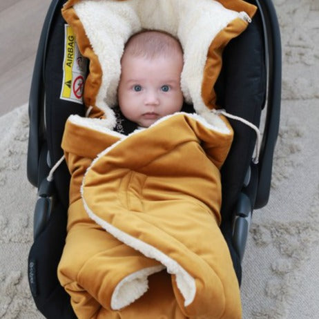 Babyly Baby Autostoel Inbakerdoek Teddy - Benni & Ninni