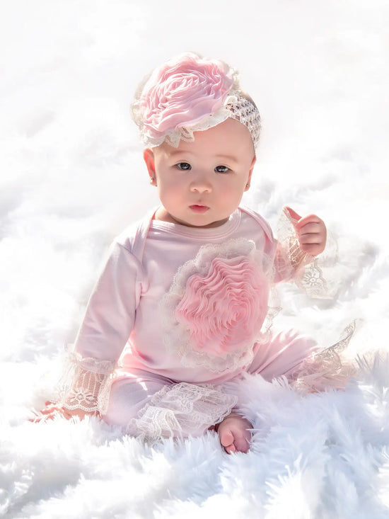 Haute Baby | Pink Lullaby Baby Set - Benni & Ninni
