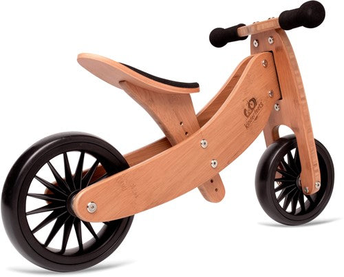 Kinderfeets 2-in-1 houten loopfiets & driewieler Tiny Tot Plus - Benni & Ninni