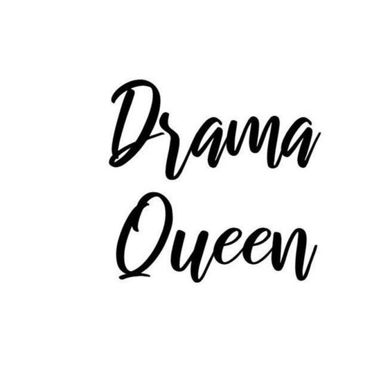 Strijkapplicatie Drama Queen - Benni & Ninni