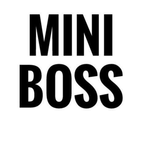 Strijkapplicatie Mini Boss - Benni & Ninni