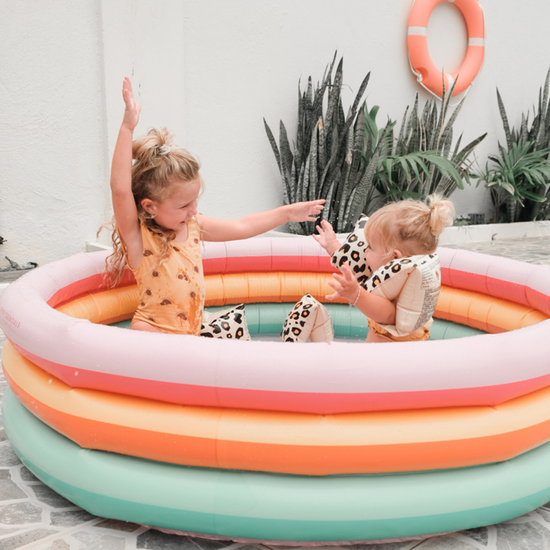 Swim Essentials Kinderzwembad Regenboog 150 cm - Benni & Ninni