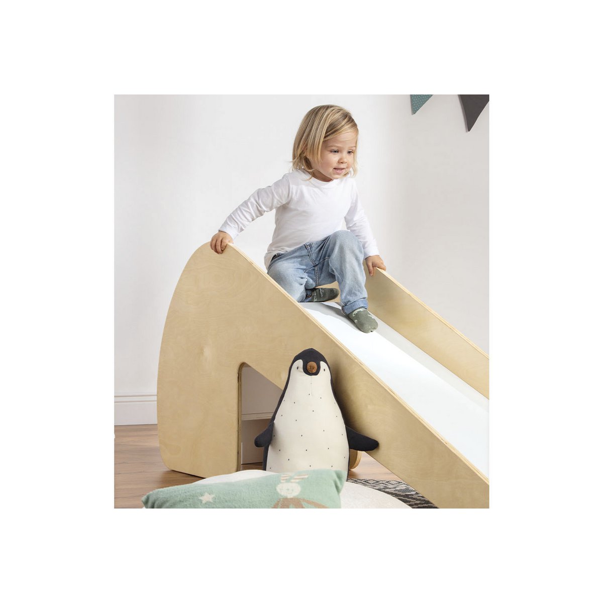 Pinolino | Indoor-slide 'Lotta' Naturel - Benni & Ninni